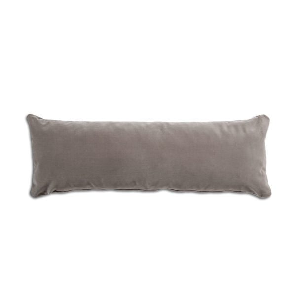 Breathe Long Kidney Cushion – Quiet Grey Velvet
